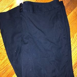 Jones New York Navy Blue Stretch Dress Pants